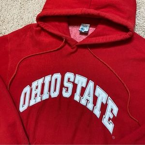 Vintage Ohio State University Pullover Hoodie